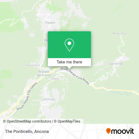 The Ponticello map
