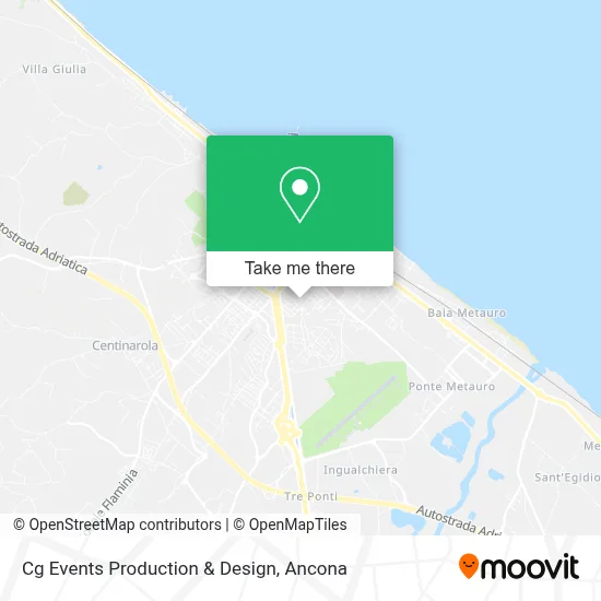 Cg Events Production & Design map