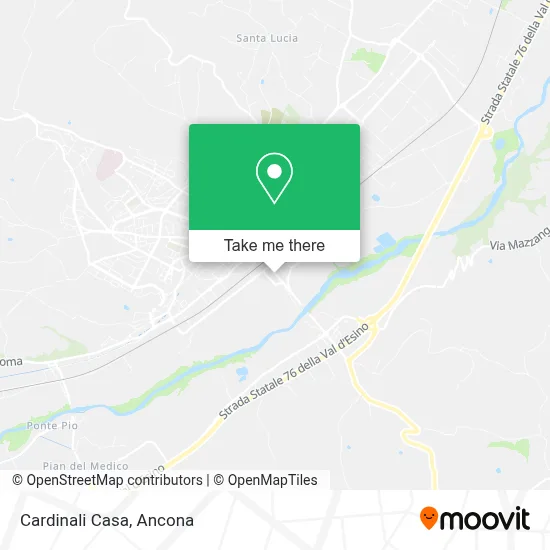 Cardinali Casa map