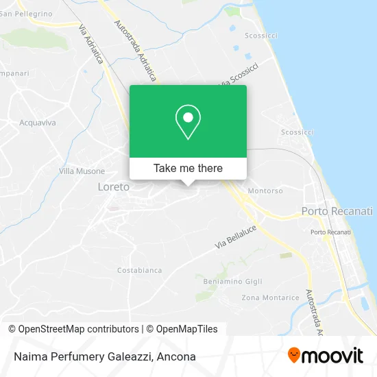 Naima Perfumery Galeazzi map