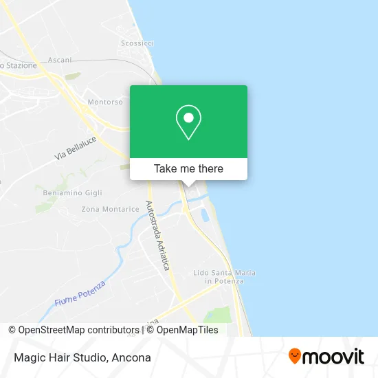 Magic Hair Studio map