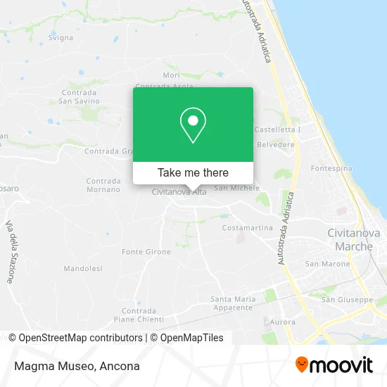 Magma Museo map