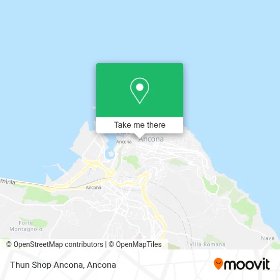 Thun Shop Ancona map
