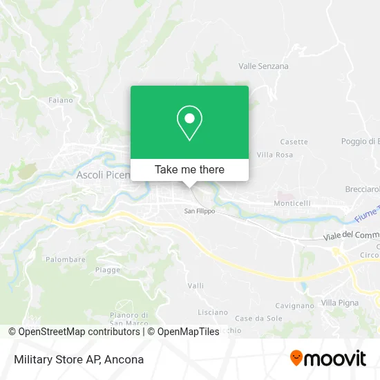 Military Store AP map