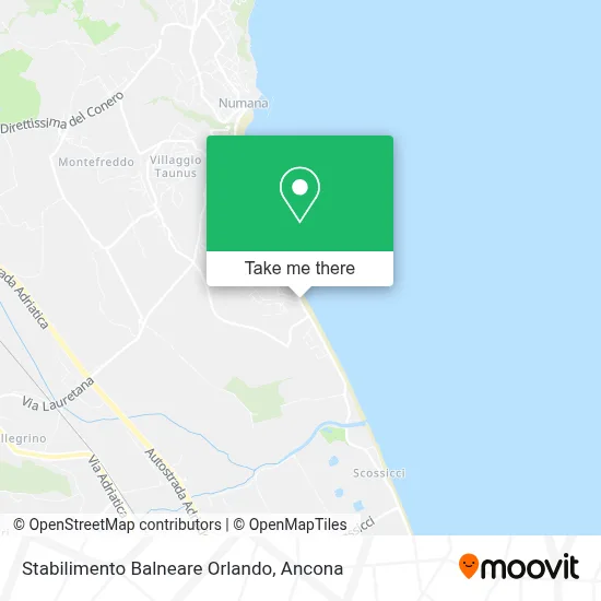 Stabilimento Balneare Orlando map
