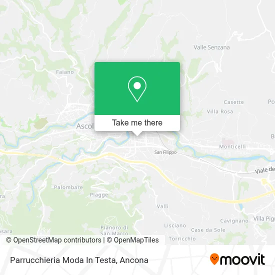 Parrucchieria Moda In Testa map