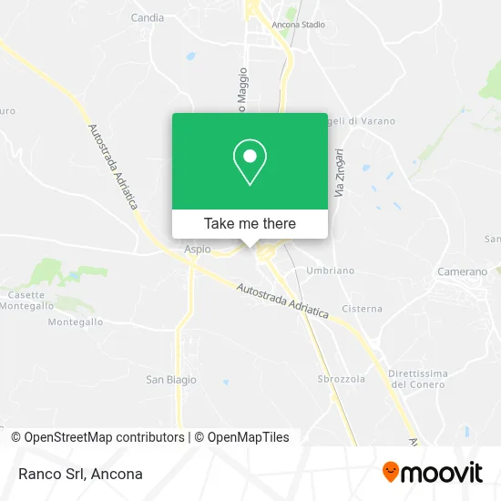 Ranco Srl map