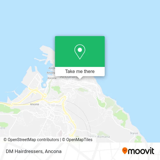 DM Hairdressers map
