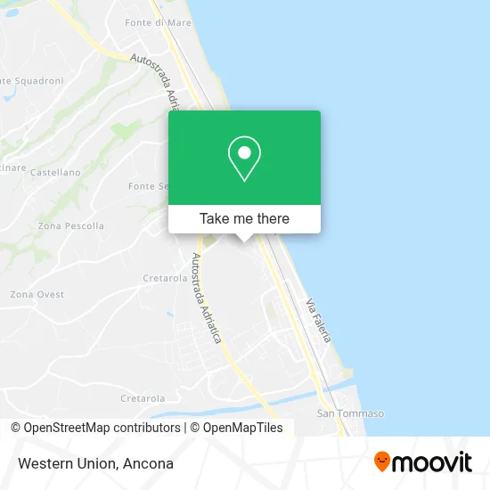 Western Union map