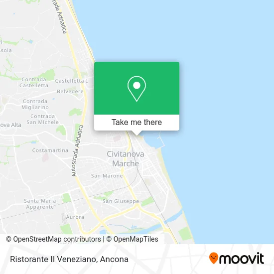 Ristorante Il Veneziano map