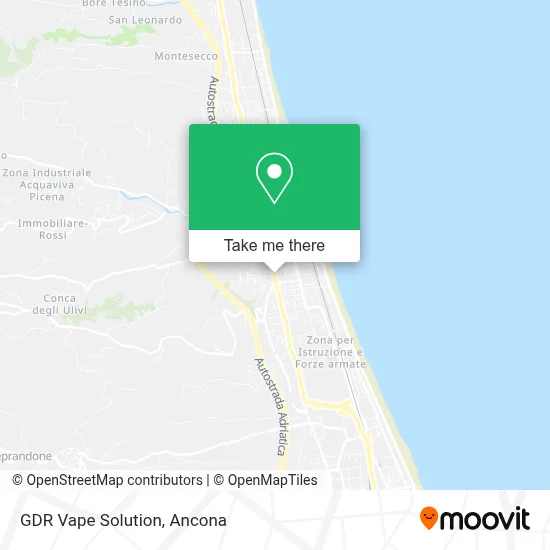 GDR Vape Solution map