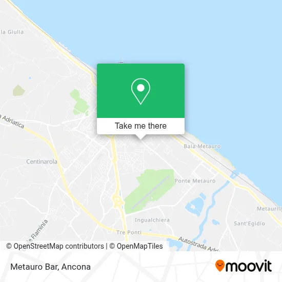 Metauro Bar map