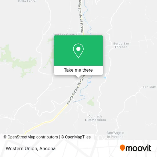 Western Union map