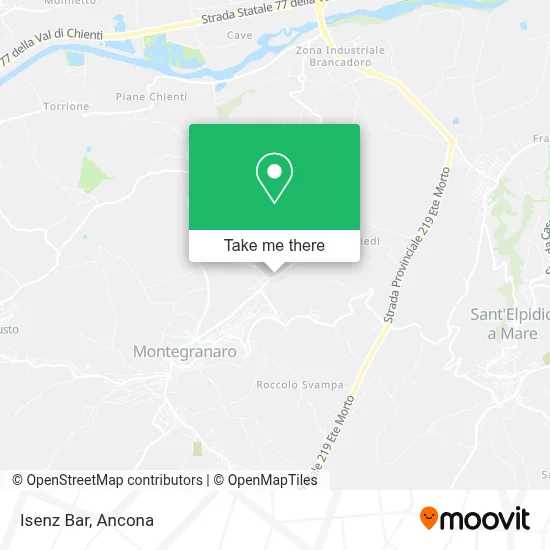 Isenz Bar map