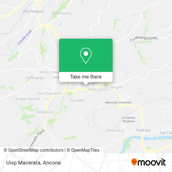 Uisp Macerata map
