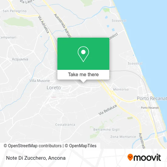 Note Di Zucchero map