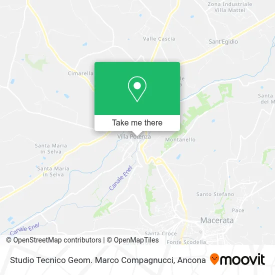 Studio Tecnico Geom. Marco Compagnucci map