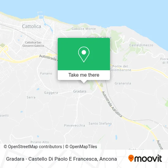 Gradara - Castello Di Paolo E Francesca map