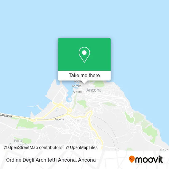 Ordine Degli Architetti Ancona map