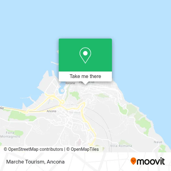 Marche Tourism map