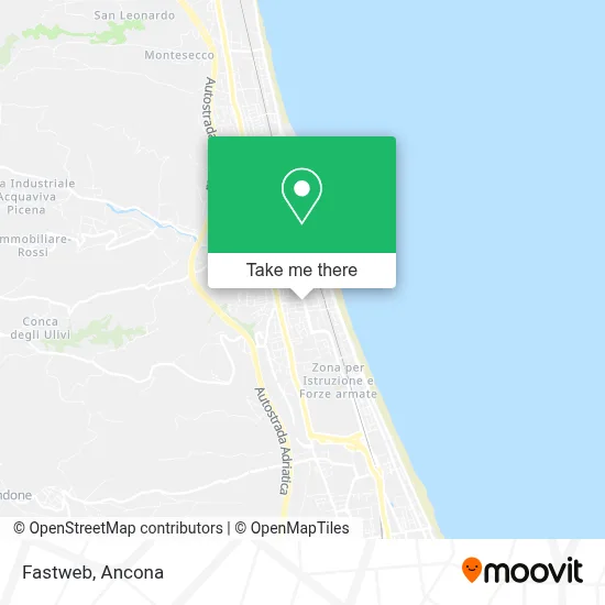 Fastweb map