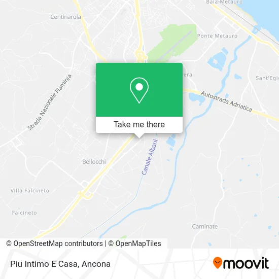 Piu Intimo E Casa map
