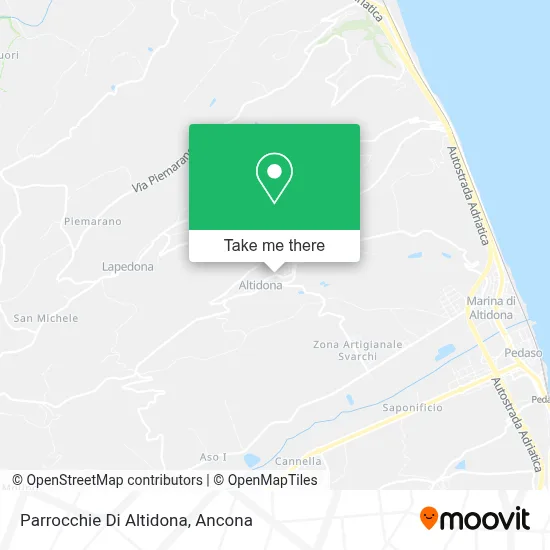 Parrocchie Di Altidona map