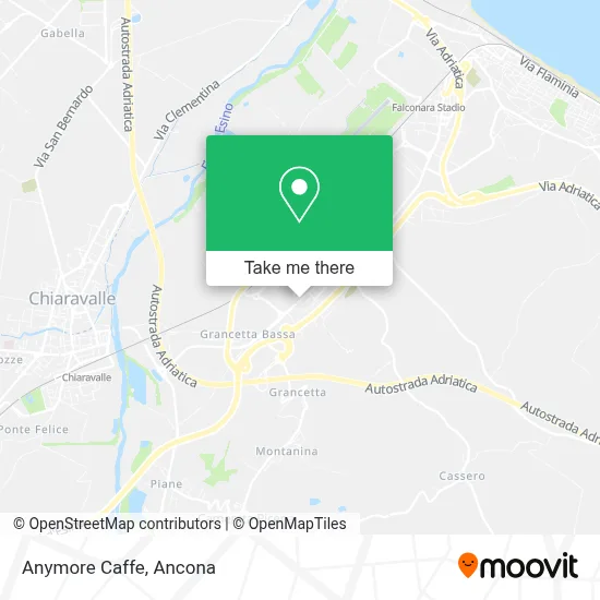 Anymore Caffe map
