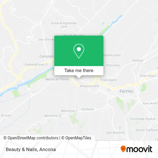 Beauty & Nails map