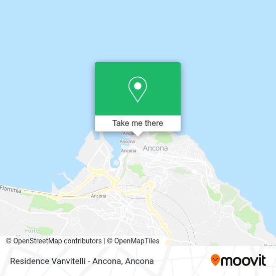 Residence Vanvitelli - Ancona map