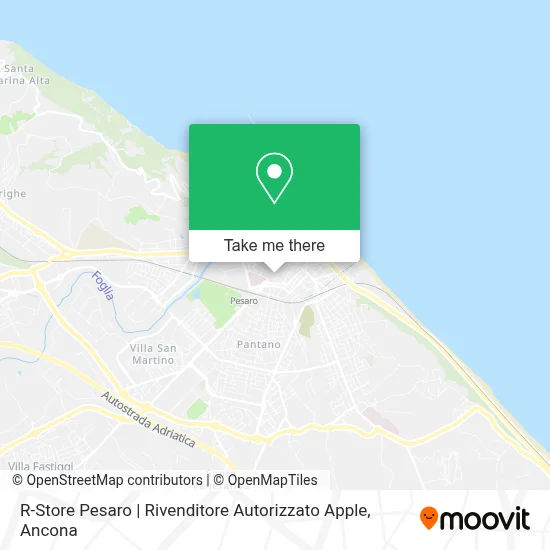 R-Store Pesaro | Rivenditore Autorizzato Apple map