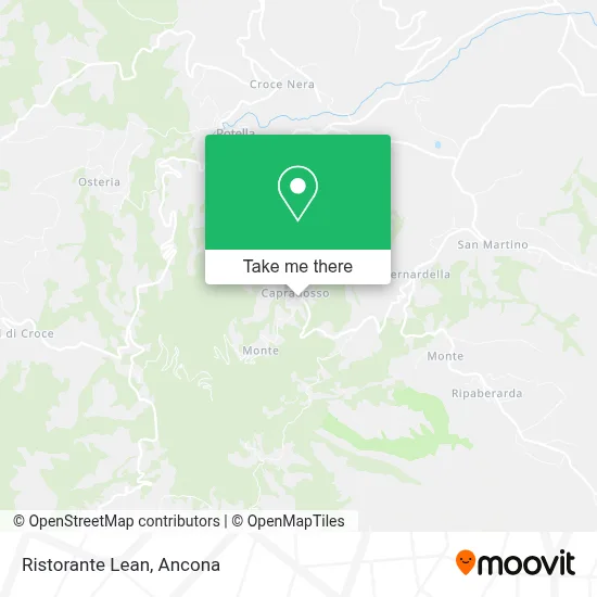 Ristorante Lean map