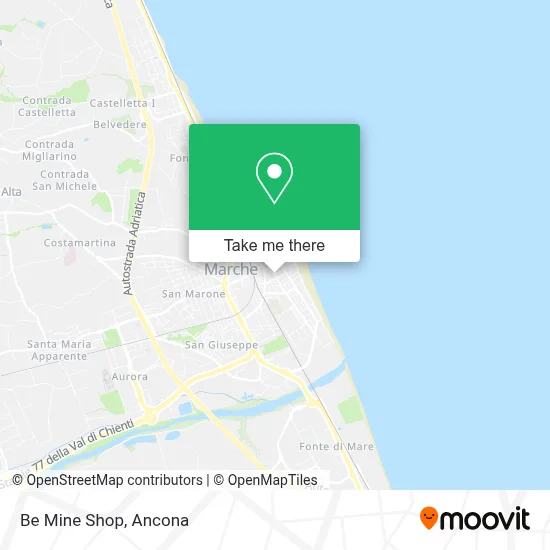 Be Mine Shop map