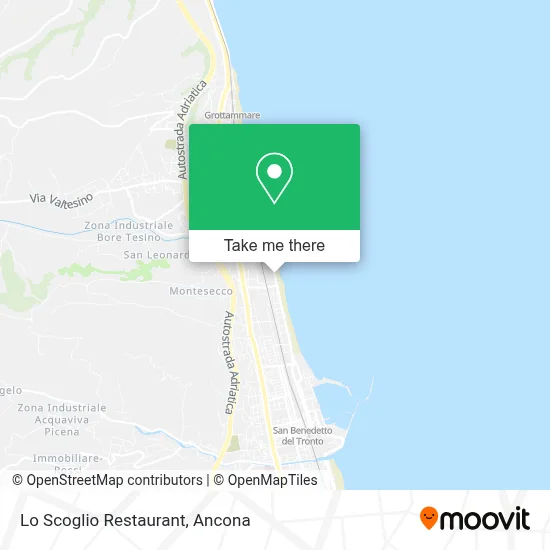 Lo Scoglio Restaurant map