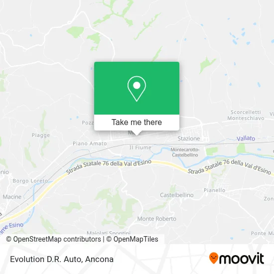 Evolution D.R. Auto map