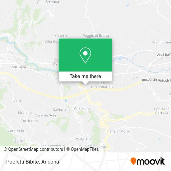 Paoletti Bibite map