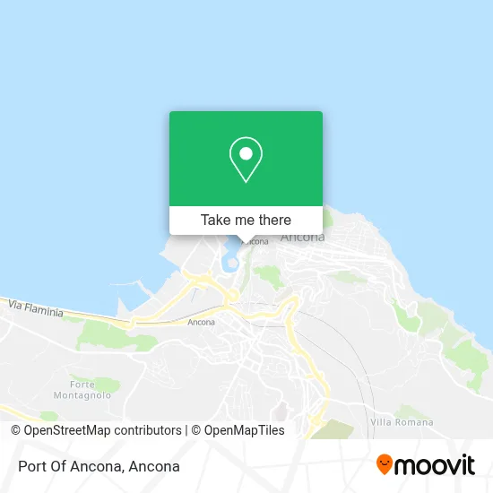 Port Of Ancona map
