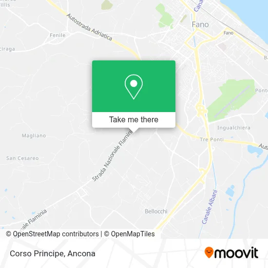 Corso Principe map