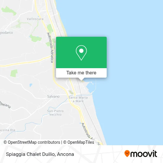 Spiaggia Chalet Duilio map