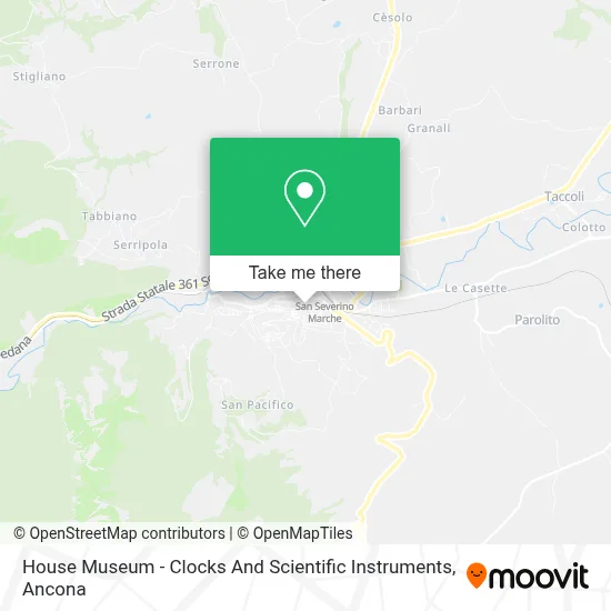 House Museum - Clocks And Scientific Instruments map