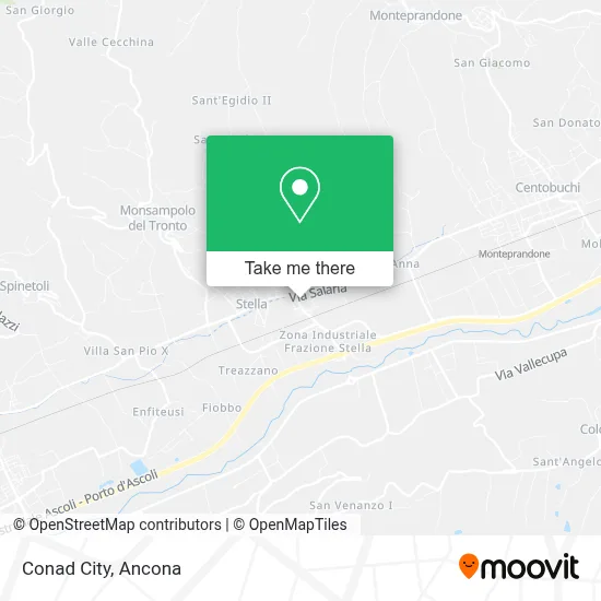 Conad City map