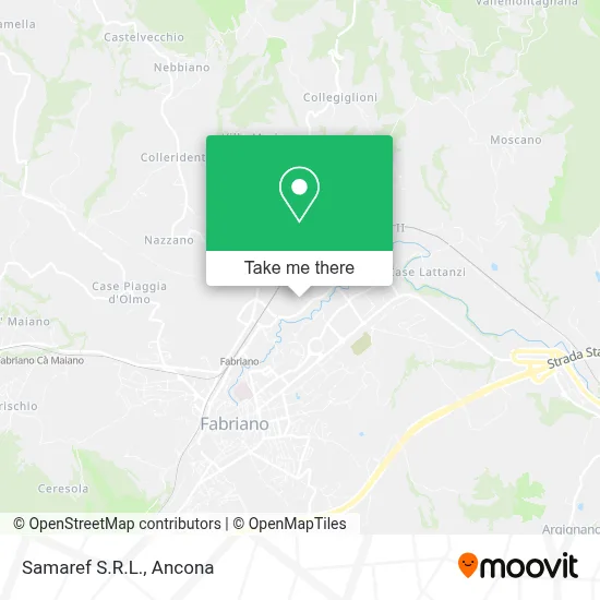 Samaref S.R.L. map