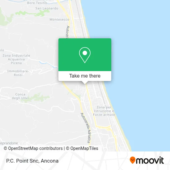 P.C. Point Snc map