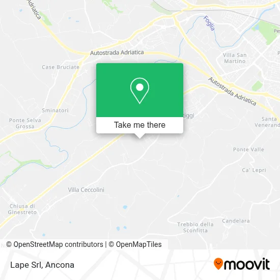 Lape Srl map