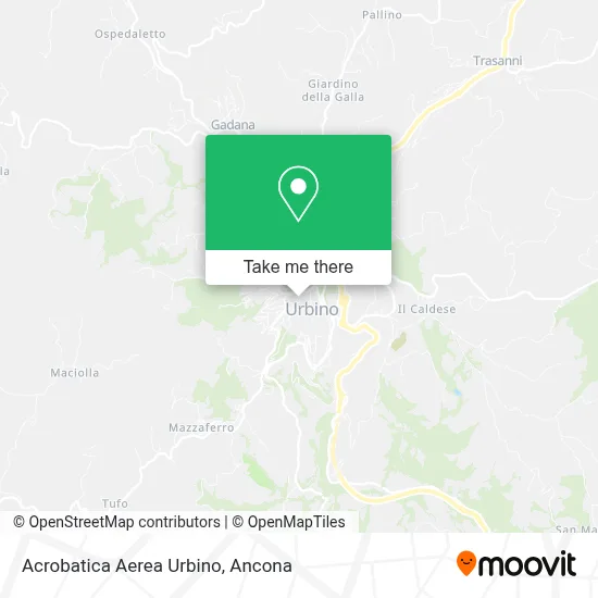 Acrobatica Aerea Urbino map