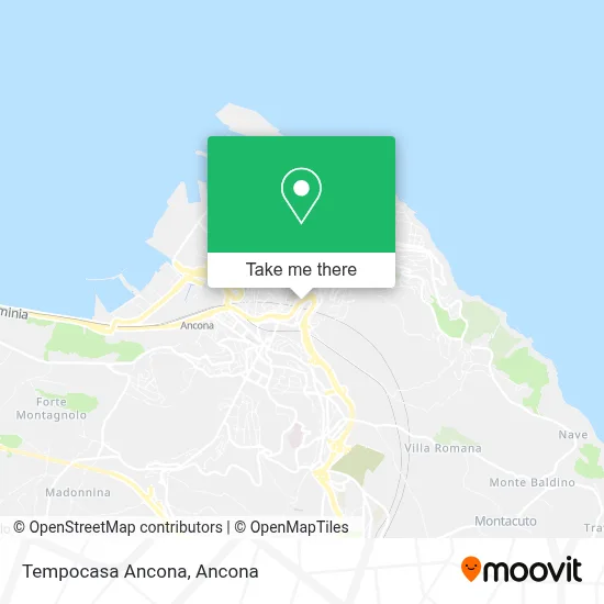 Tempocasa Ancona map