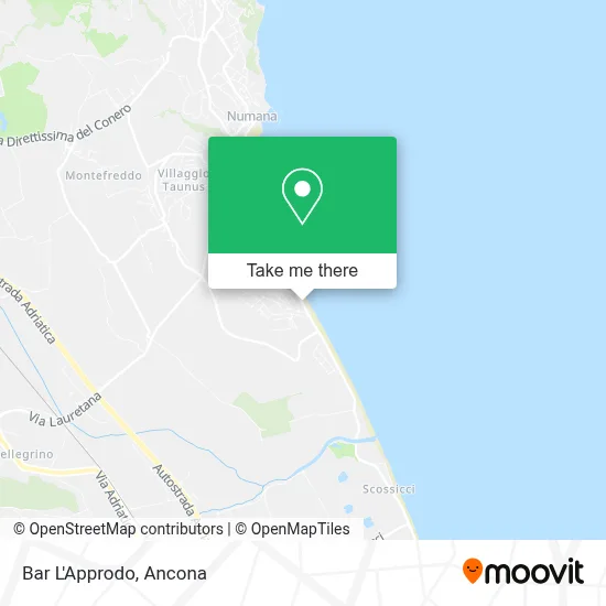 Bar L'Approdo map