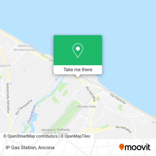 IP Gas Station map