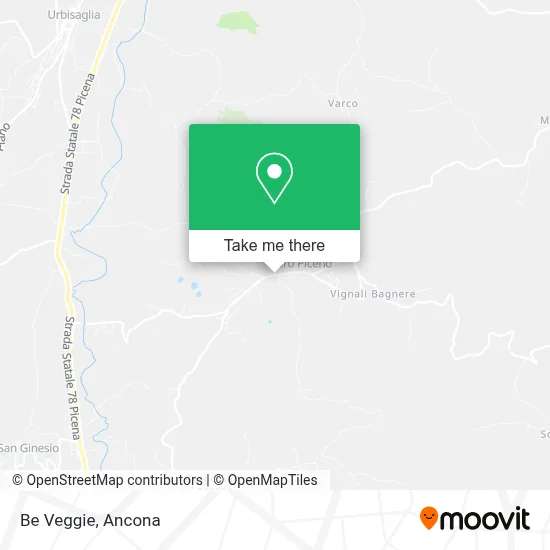 Be Veggie map