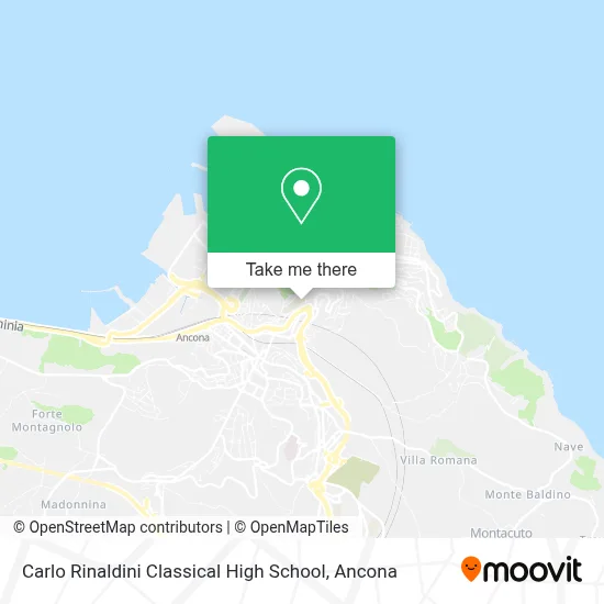 Carlo Rinaldini Classical High School map